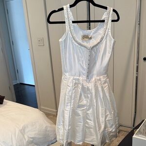 Over the Moon - Annina Electra Mini Dress with Pearl Accents